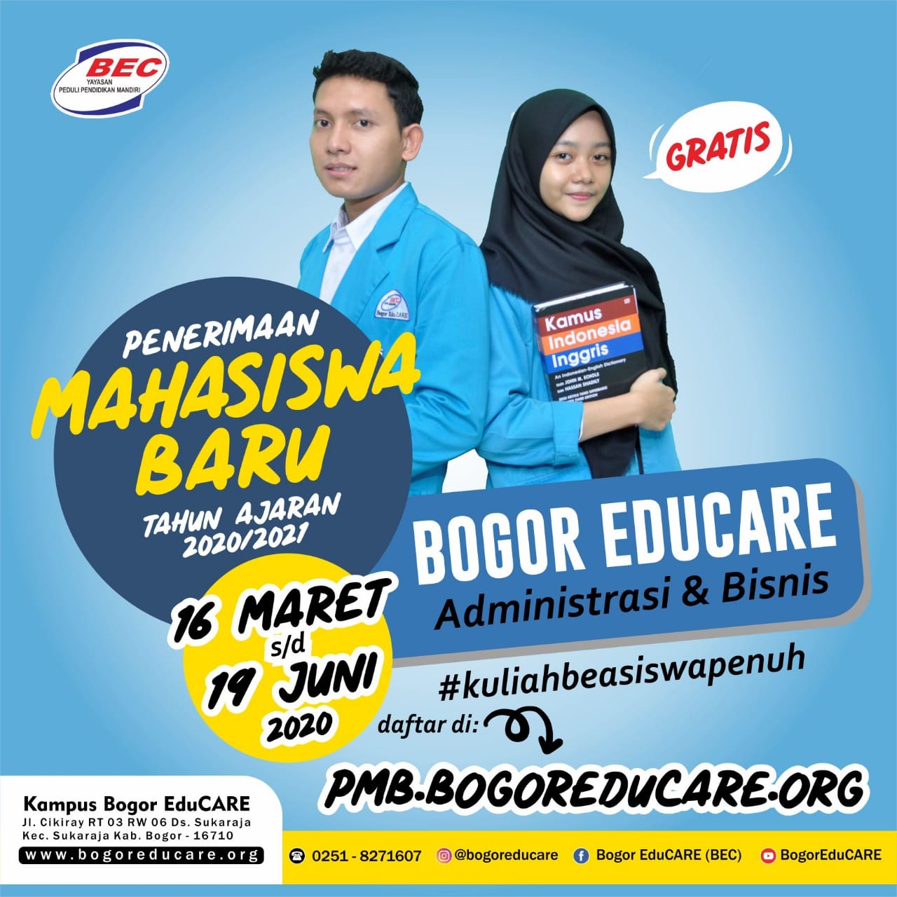 PMB Bogor EduCARE